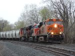 BNSF 7593 on 68N  